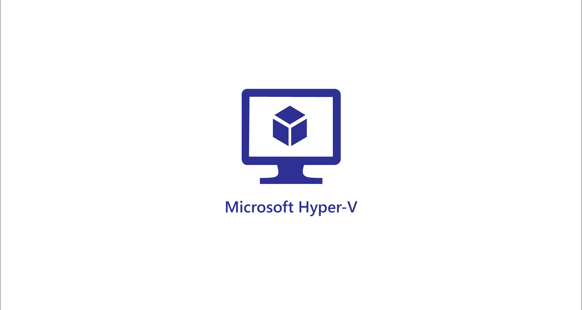 yüksek çözünürlüklü microsoft hyper-v logosu