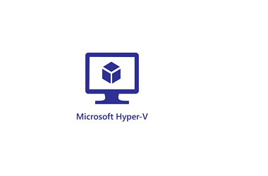 yüksek çözünürlüklü microsoft hyper-v logosu