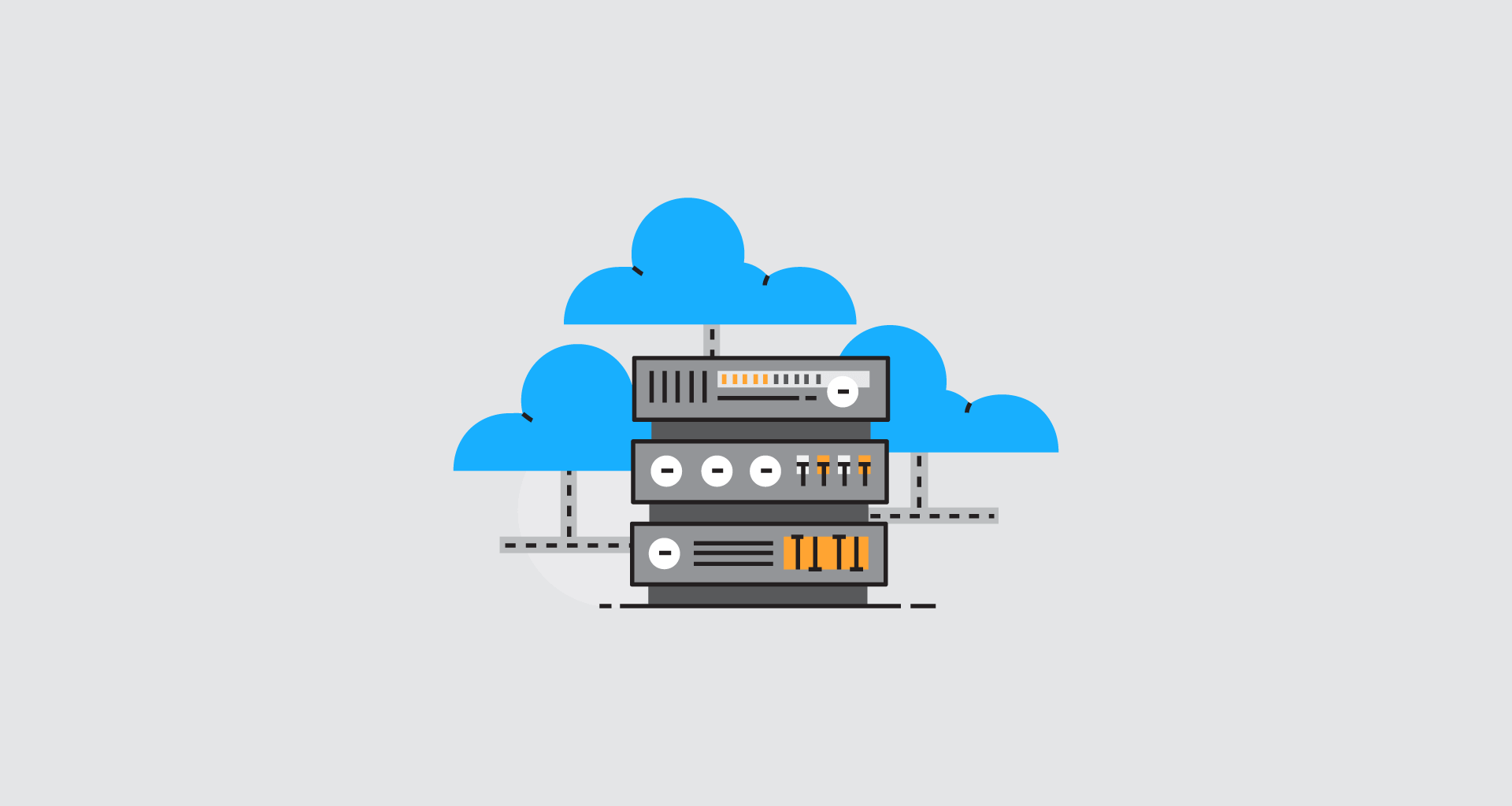 cloud server görseli, bulut sunucu temsili görsel