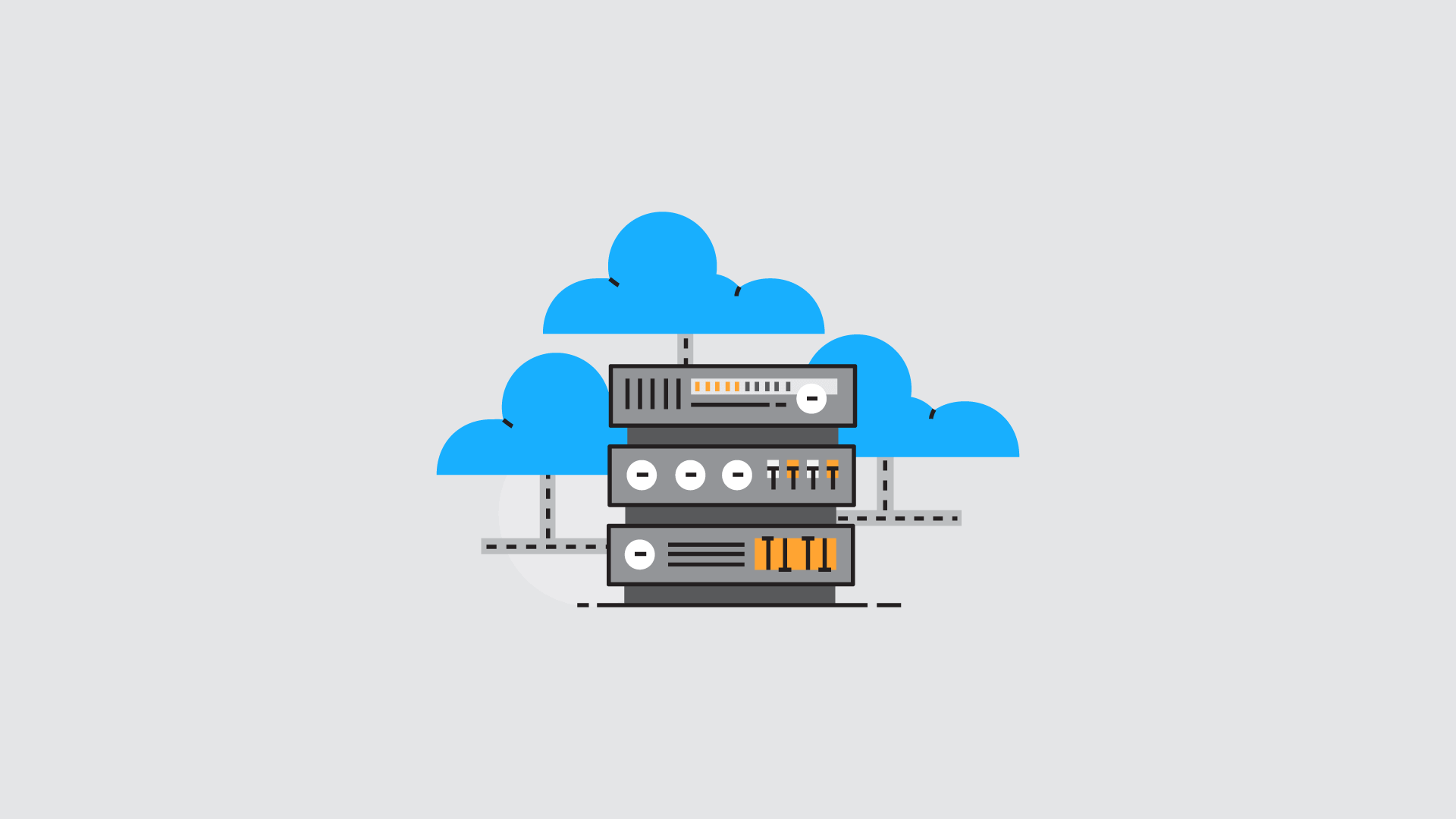 cloud server görseli, bulut sunucu temsili görsel