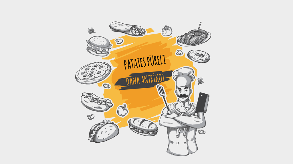 Patates Püreli Dana Antrikot 3 dana antrikot, patates püreli yemek tarifi