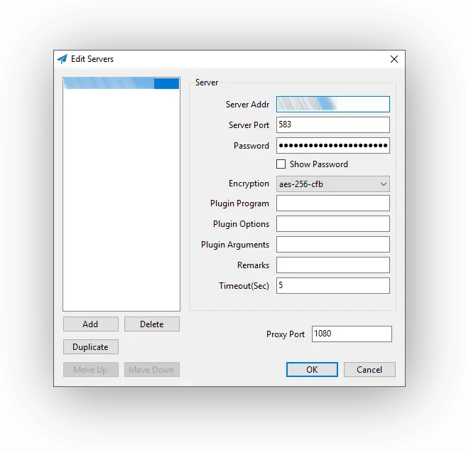 shadowsocks windows login.png s mertcan gökgöz