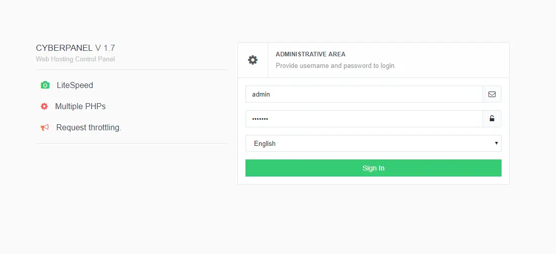 ücretsiz hosting paneli cyberpanel nasıl kurulur? 4 cyber panel yonetim ekran giris gorsel mertcan gökgöz