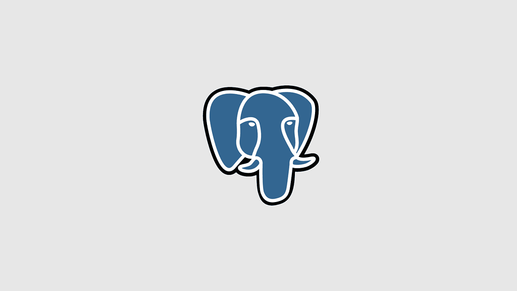 yüksek çözünürlüklü postgresql logosu