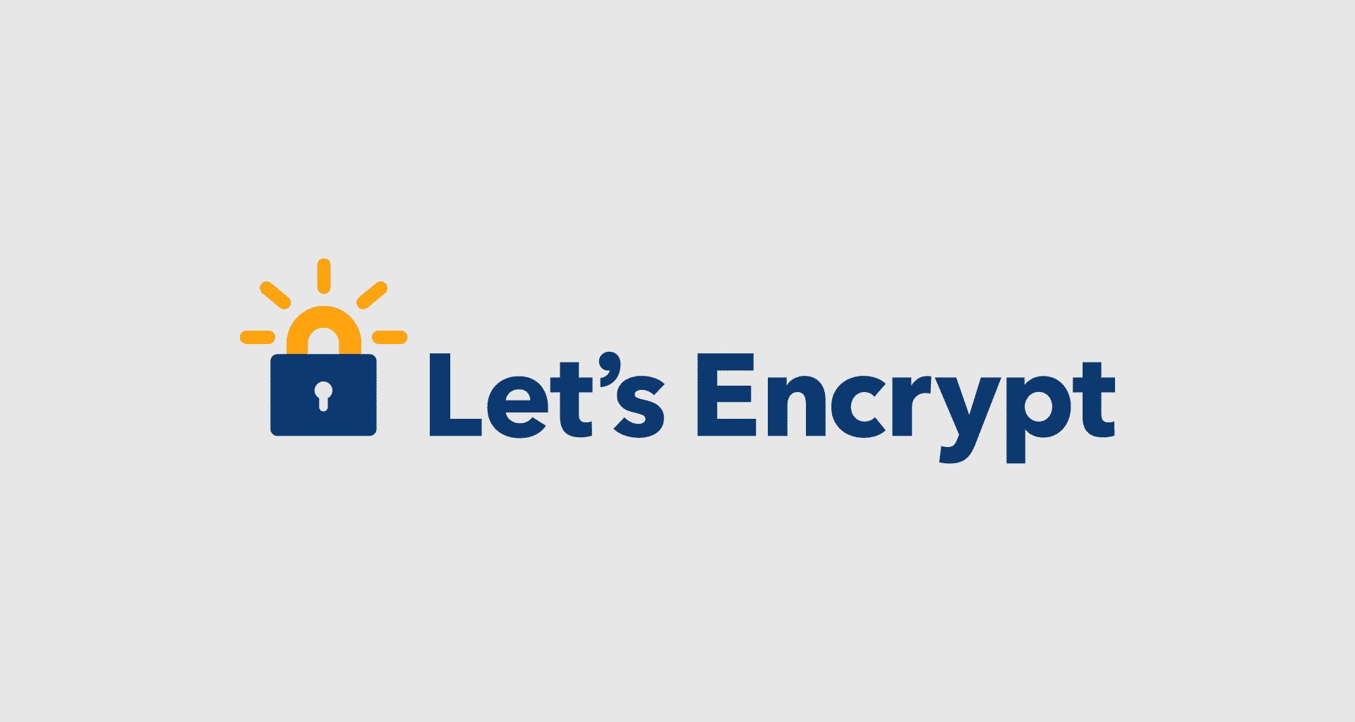 yüksek çözünürlüklü let's encrypt logosu