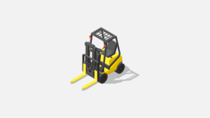 yüksek çözünürlüklü forklift uygulama görseli