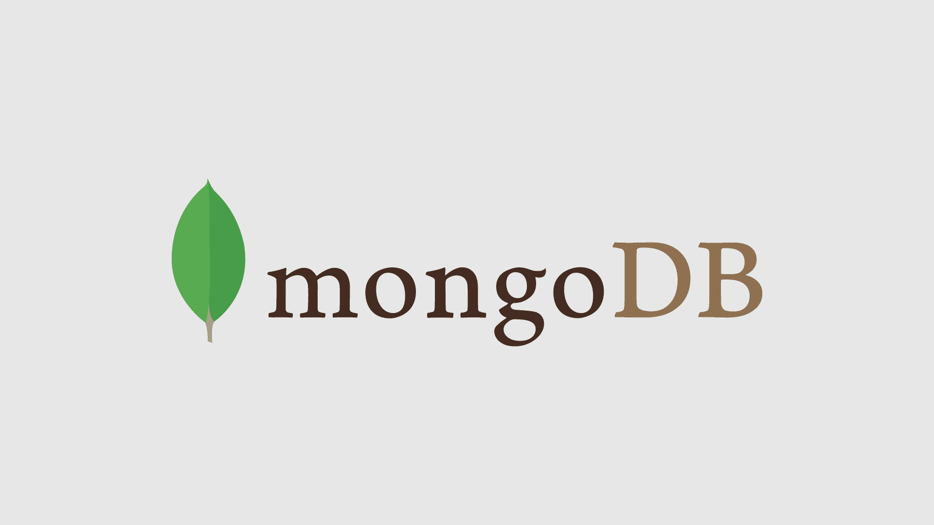 yüksek çözünürlüklü mongodb logosu