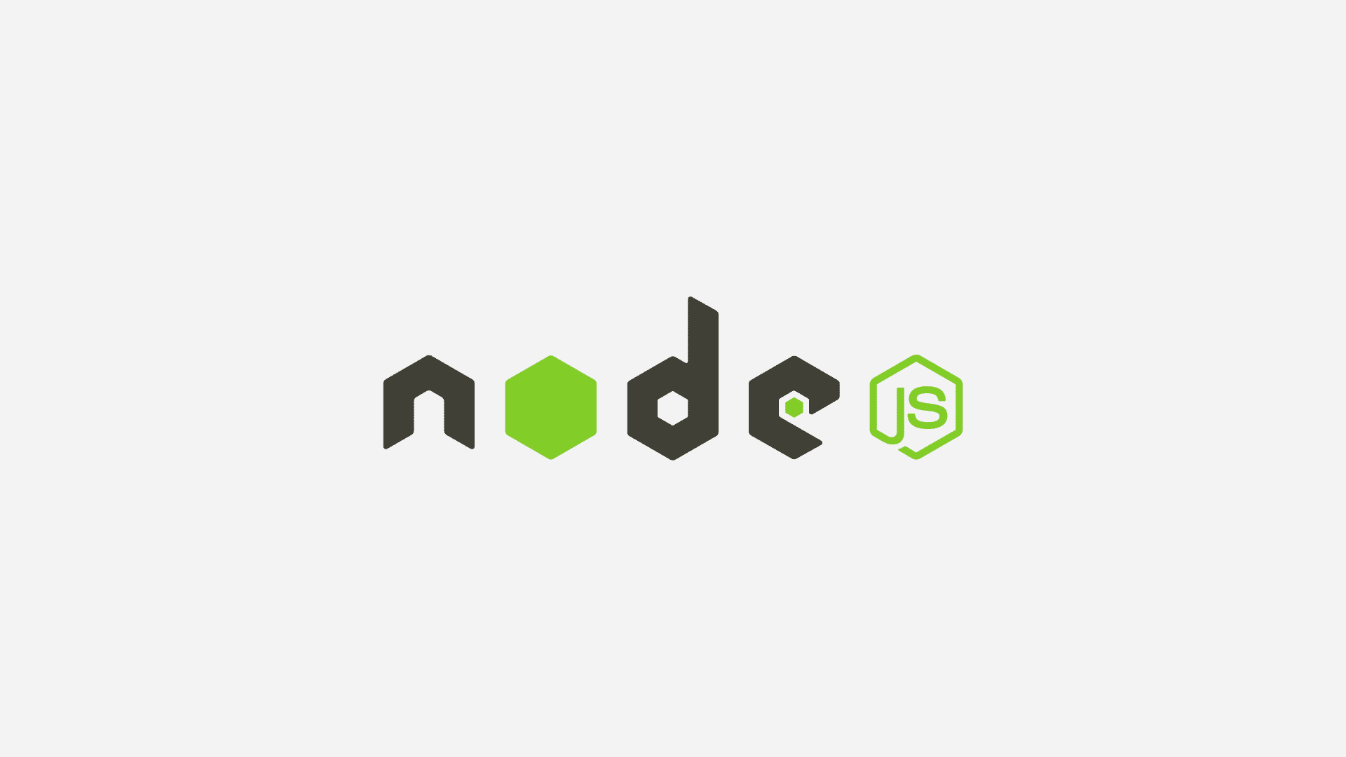 yüksek çözünürlüklü nodejs logosu