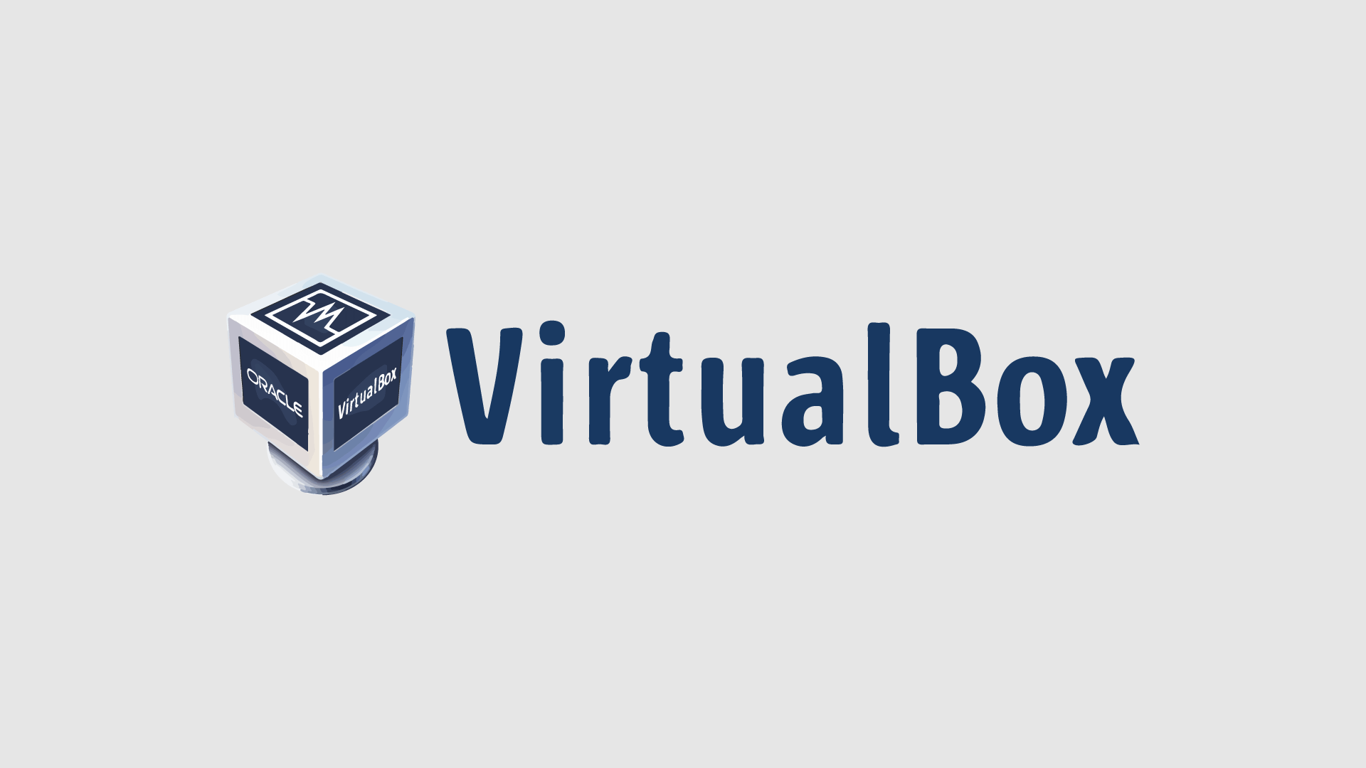 yüksek çözünürlüklü oracle virtualbox logosu