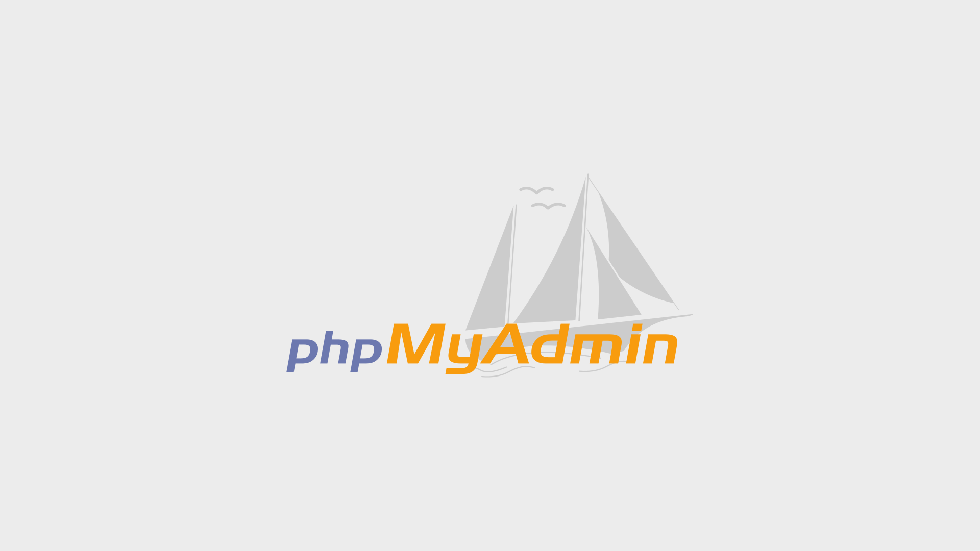 yüksek çözünürlüklü phpmyadmin logosu