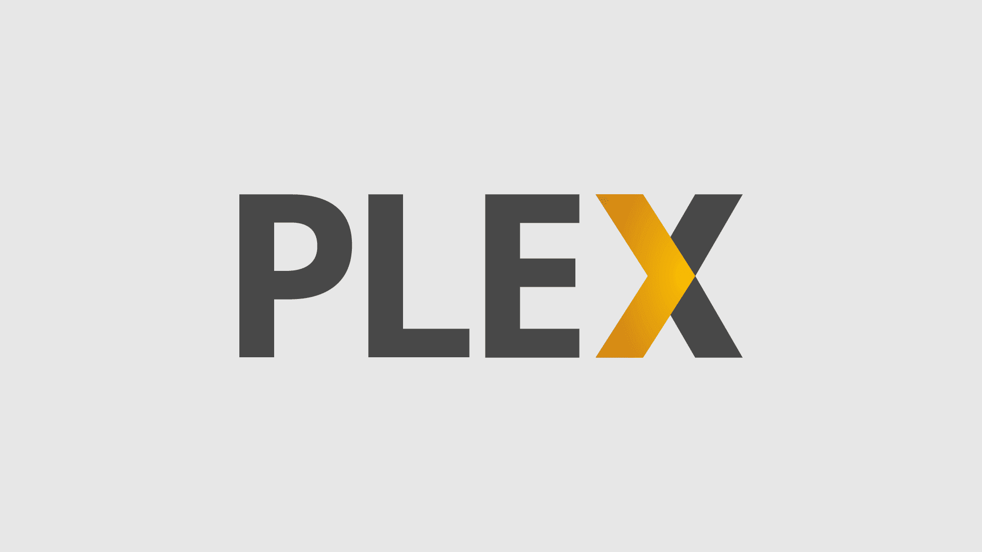 yüksek çözünürlüklü plex logosu