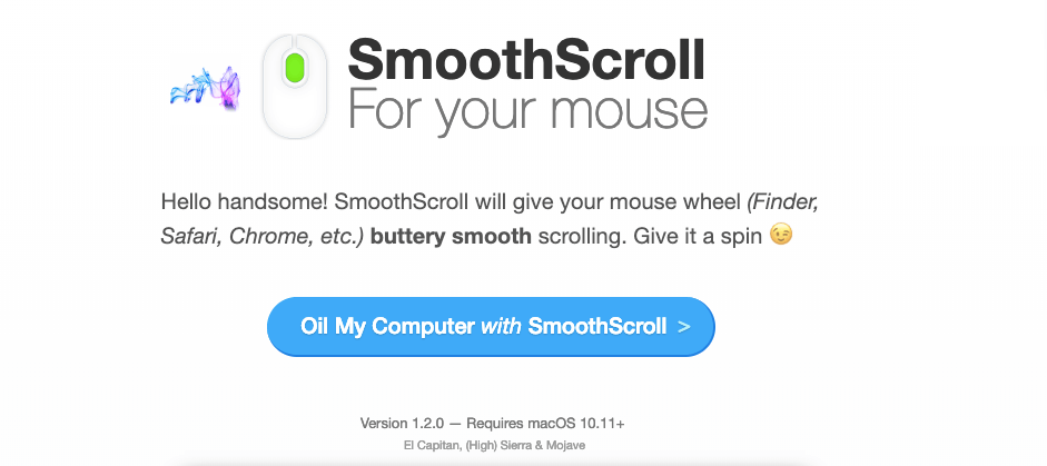 macbook smoothscroll gorseli