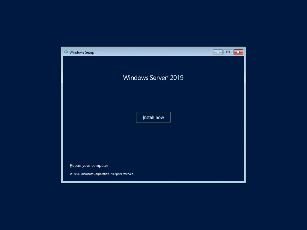 windows server 2019 install page, windows server 2019 kurulumu nasıl yapılır