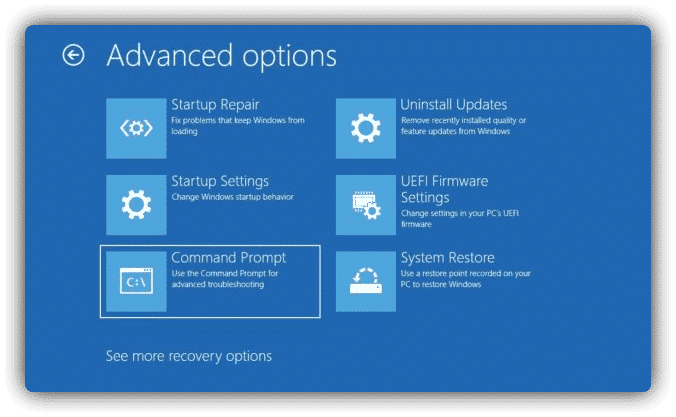 advanced options, windows uefi tamiri, windows boot tamiri