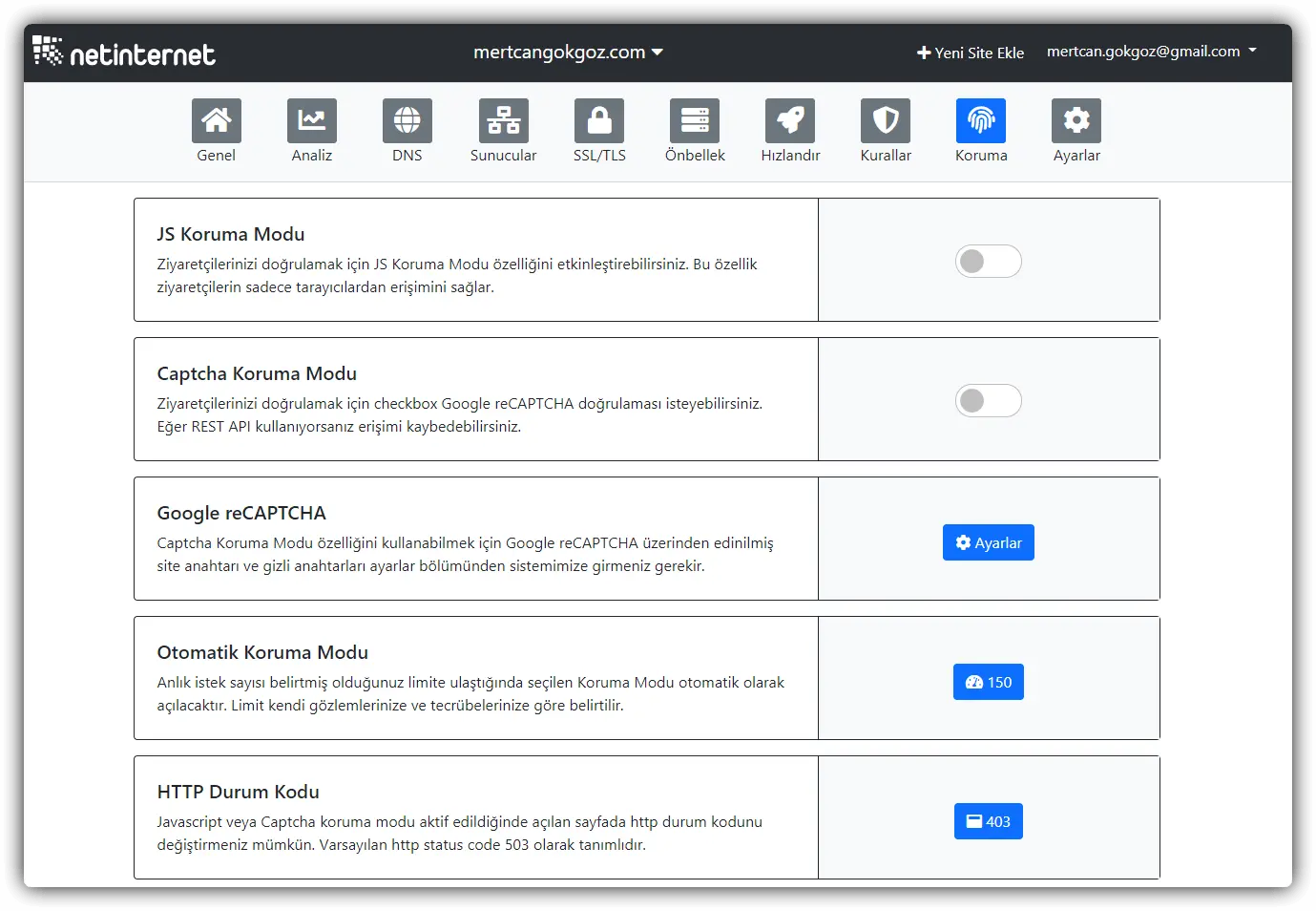 netinternet waf(heimwall) i̇ncelemesi, cloudflare entegrasyonu ve wordpress ayarları 10 cloudflare ile netinternet waf kullanımı