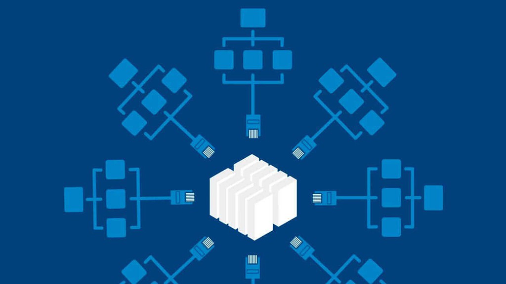 temsili network kablo görseli, network cluster görsel